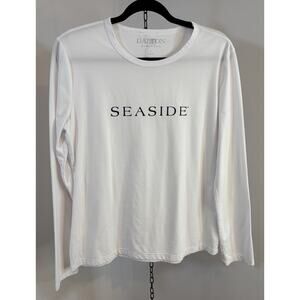 Dalton Blacksail Seaside Long Sleeve Performance Tshirt Crew Neck Large
